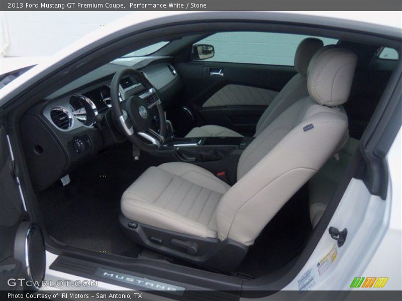 Performance White / Stone 2013 Ford Mustang GT Premium Coupe