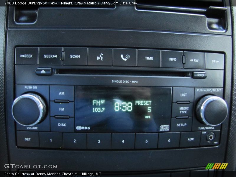 Audio System of 2008 Durango SXT 4x4