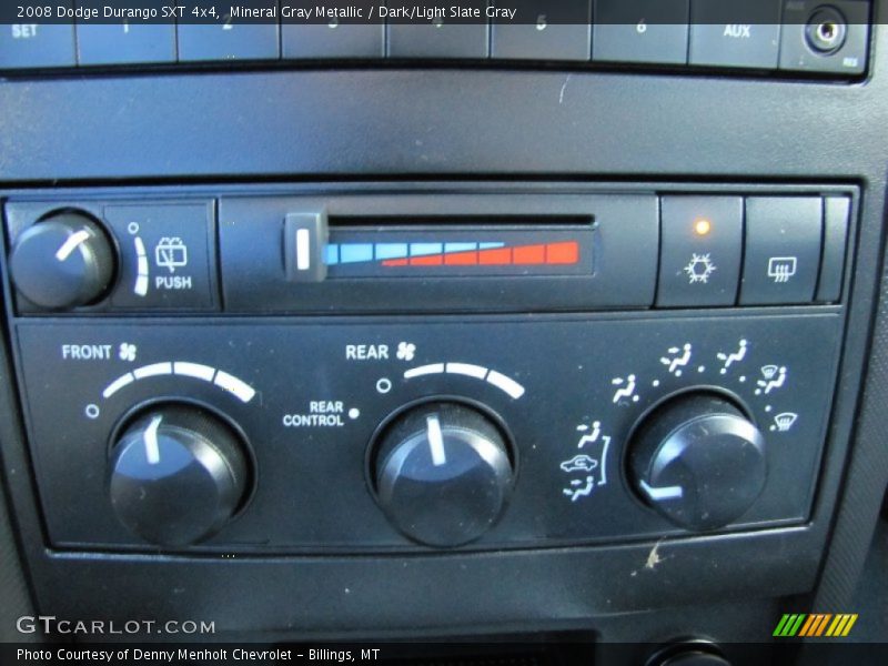 Controls of 2008 Durango SXT 4x4