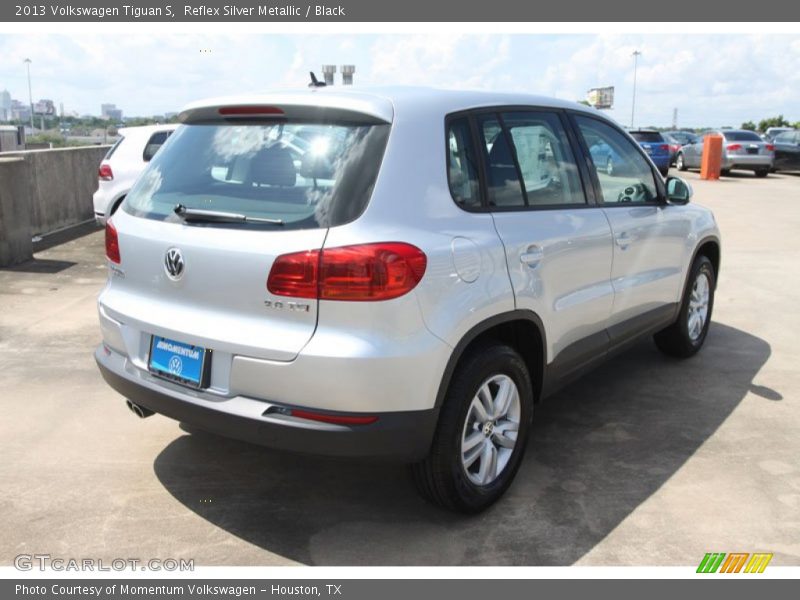 Reflex Silver Metallic / Black 2013 Volkswagen Tiguan S