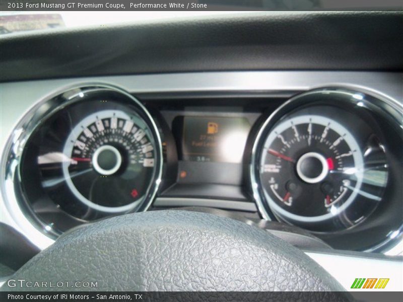 Performance White / Stone 2013 Ford Mustang GT Premium Coupe