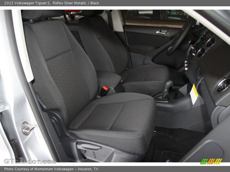 Reflex Silver Metallic / Black 2013 Volkswagen Tiguan S