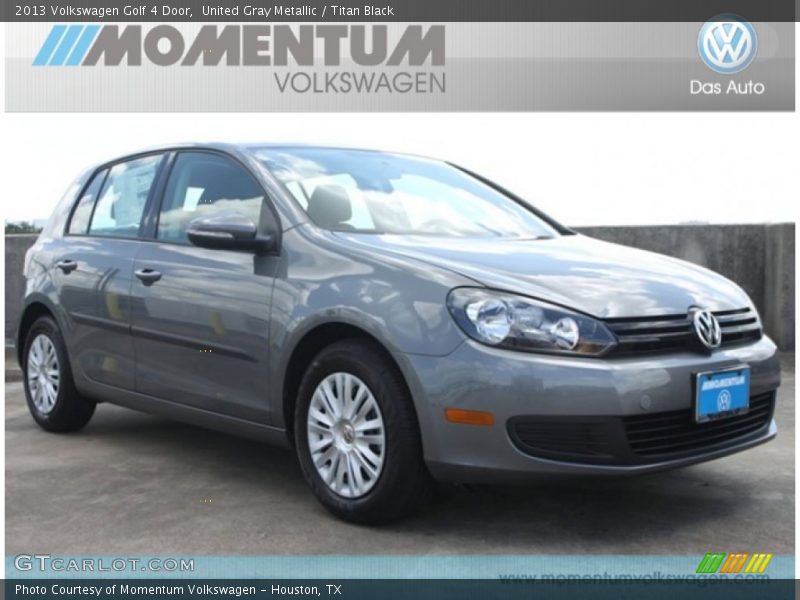 United Gray Metallic / Titan Black 2013 Volkswagen Golf 4 Door