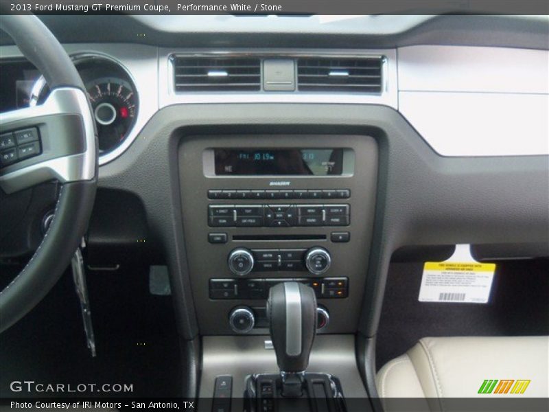 Performance White / Stone 2013 Ford Mustang GT Premium Coupe