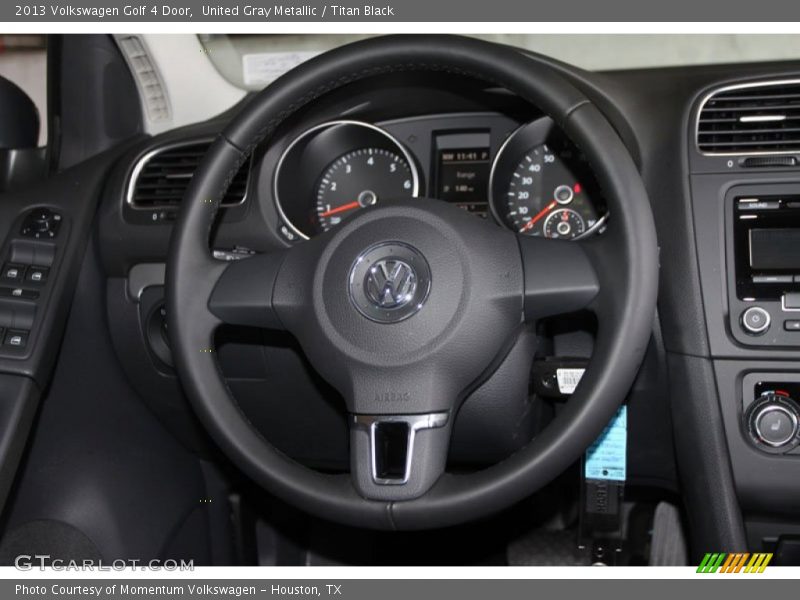 United Gray Metallic / Titan Black 2013 Volkswagen Golf 4 Door