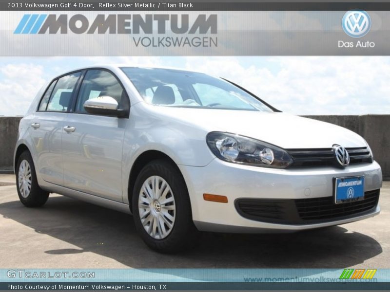Reflex Silver Metallic / Titan Black 2013 Volkswagen Golf 4 Door