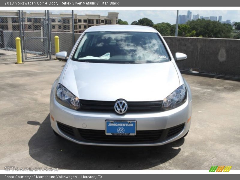 Reflex Silver Metallic / Titan Black 2013 Volkswagen Golf 4 Door