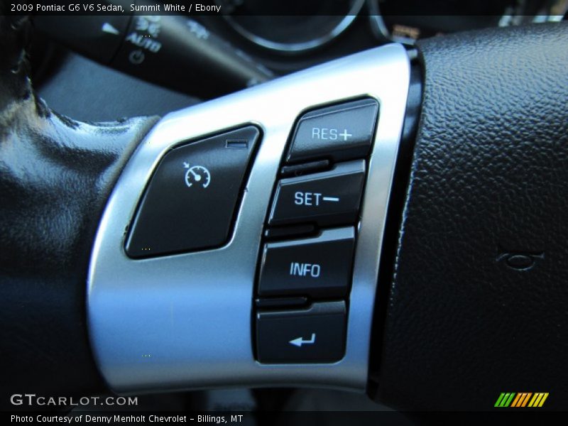 Summit White / Ebony 2009 Pontiac G6 V6 Sedan