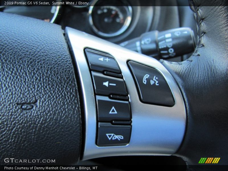 Summit White / Ebony 2009 Pontiac G6 V6 Sedan