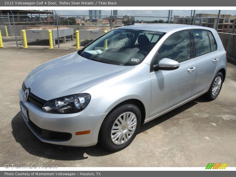 Reflex Silver Metallic / Titan Black 2013 Volkswagen Golf 4 Door