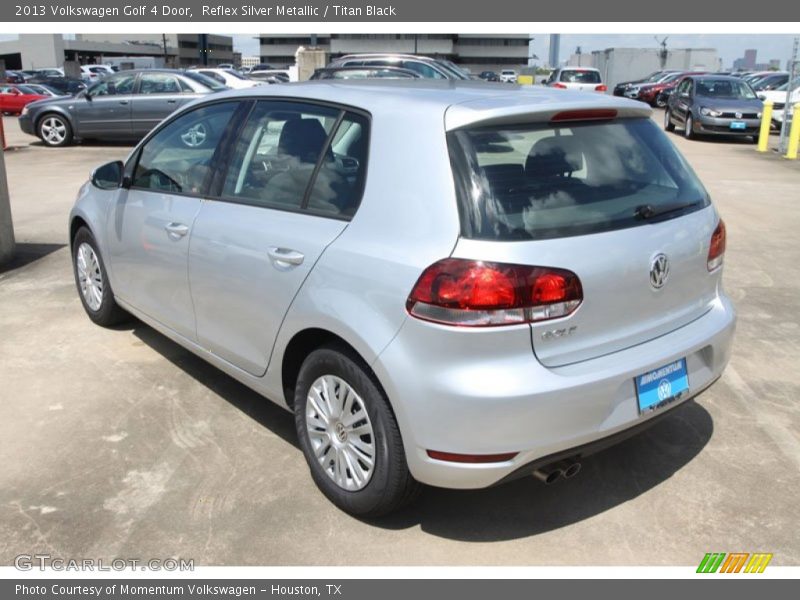 Reflex Silver Metallic / Titan Black 2013 Volkswagen Golf 4 Door