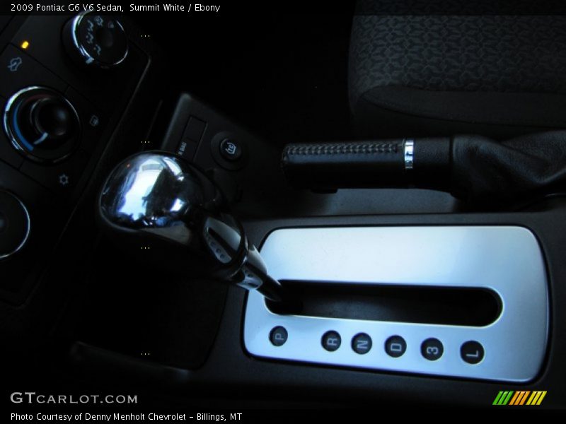 Summit White / Ebony 2009 Pontiac G6 V6 Sedan