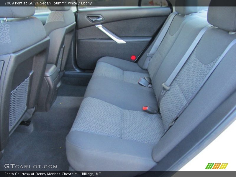 Summit White / Ebony 2009 Pontiac G6 V6 Sedan