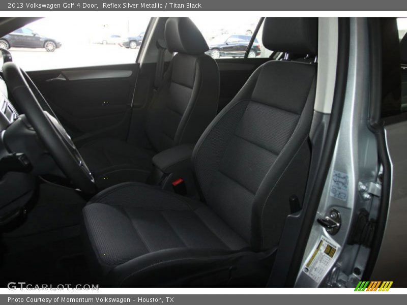 Reflex Silver Metallic / Titan Black 2013 Volkswagen Golf 4 Door