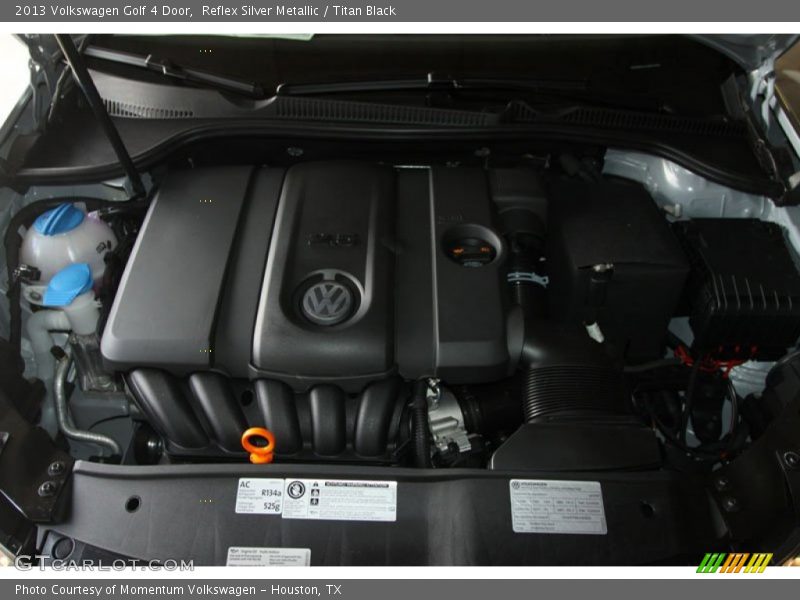 Reflex Silver Metallic / Titan Black 2013 Volkswagen Golf 4 Door