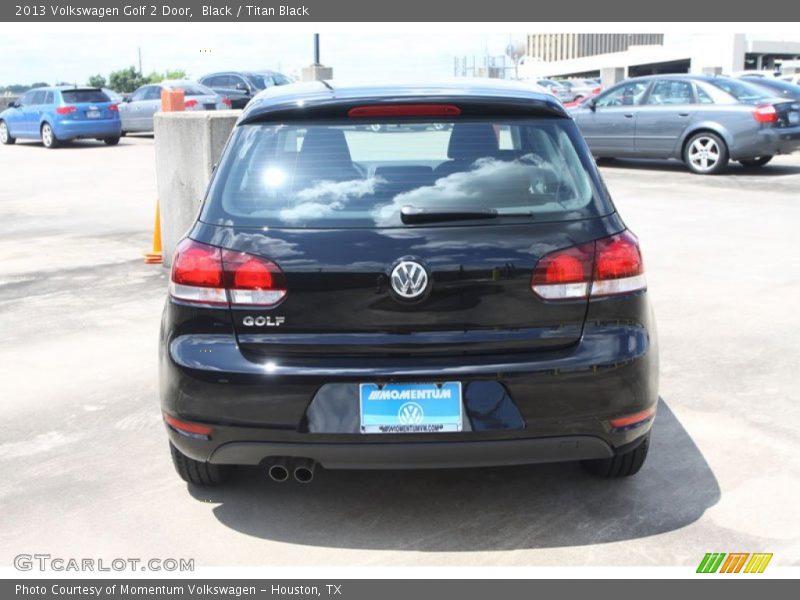 Black / Titan Black 2013 Volkswagen Golf 2 Door