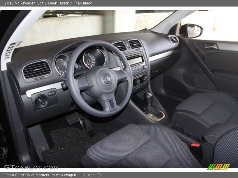  2013 Golf 2 Door Titan Black Interior