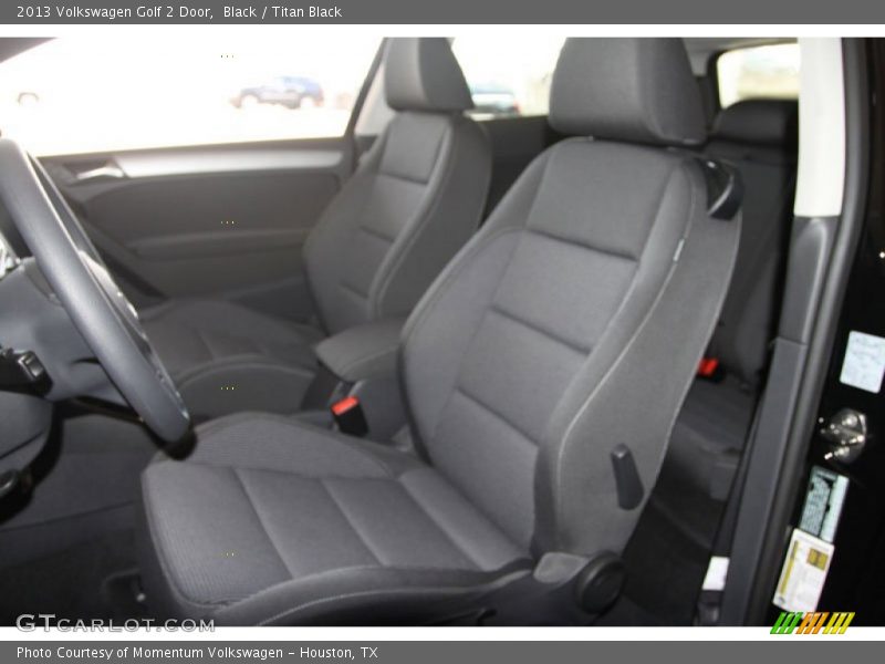 Black / Titan Black 2013 Volkswagen Golf 2 Door