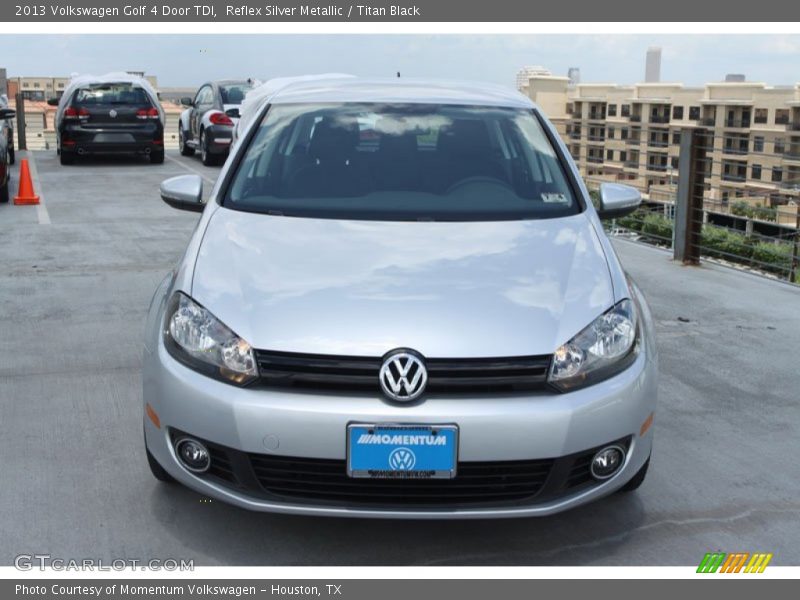 Reflex Silver Metallic / Titan Black 2013 Volkswagen Golf 4 Door TDI