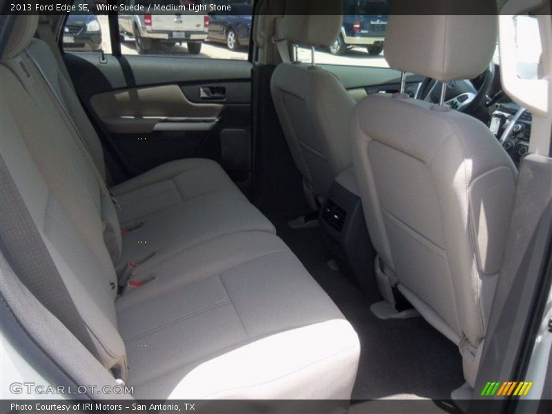 White Suede / Medium Light Stone 2013 Ford Edge SE