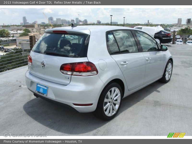 Reflex Silver Metallic / Titan Black 2013 Volkswagen Golf 4 Door TDI