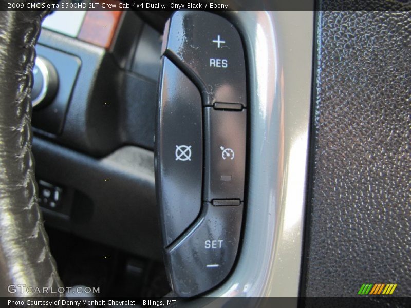 Controls of 2009 Sierra 3500HD SLT Crew Cab 4x4 Dually