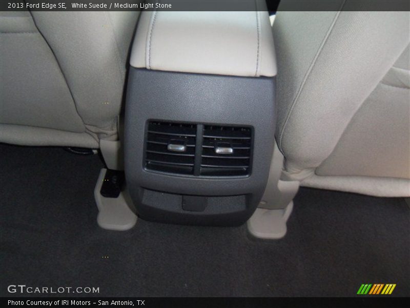 White Suede / Medium Light Stone 2013 Ford Edge SE