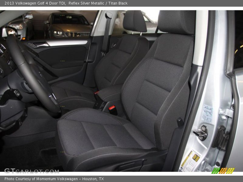 Reflex Silver Metallic / Titan Black 2013 Volkswagen Golf 4 Door TDI