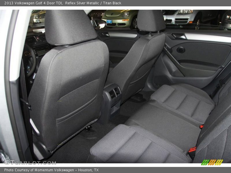 Reflex Silver Metallic / Titan Black 2013 Volkswagen Golf 4 Door TDI