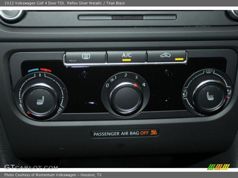 Reflex Silver Metallic / Titan Black 2013 Volkswagen Golf 4 Door TDI
