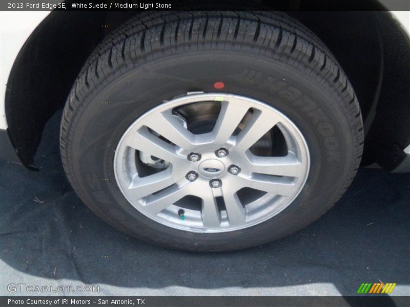 White Suede / Medium Light Stone 2013 Ford Edge SE