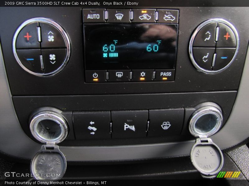 Controls of 2009 Sierra 3500HD SLT Crew Cab 4x4 Dually