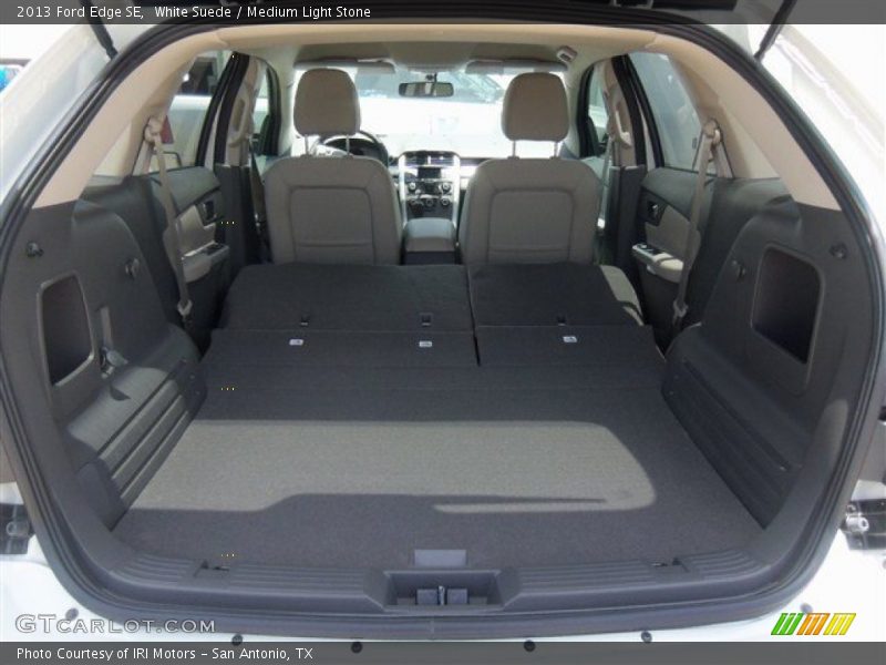 White Suede / Medium Light Stone 2013 Ford Edge SE