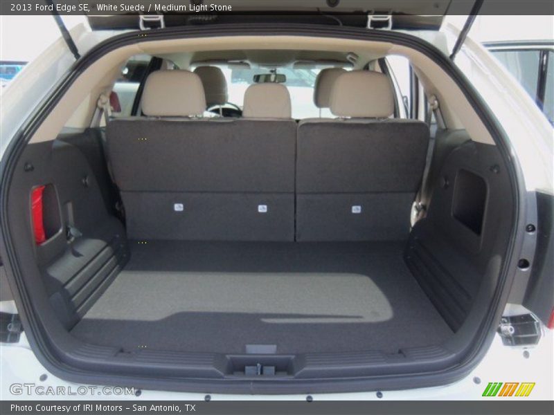 White Suede / Medium Light Stone 2013 Ford Edge SE
