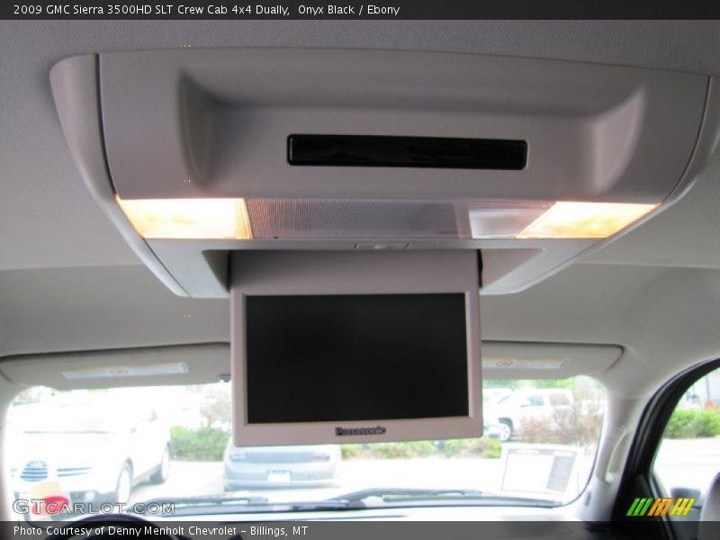 Onyx Black / Ebony 2009 GMC Sierra 3500HD SLT Crew Cab 4x4 Dually