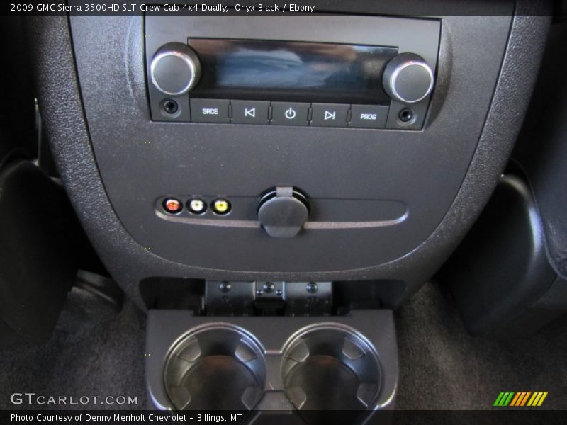 Onyx Black / Ebony 2009 GMC Sierra 3500HD SLT Crew Cab 4x4 Dually