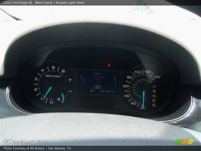White Suede / Medium Light Stone 2013 Ford Edge SE