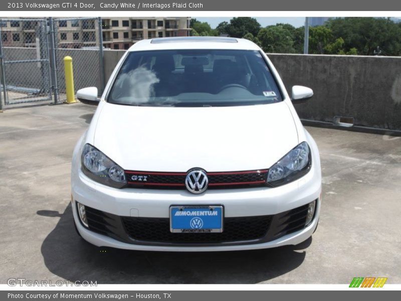 Candy White / Interlagos Plaid Cloth 2013 Volkswagen GTI 4 Door