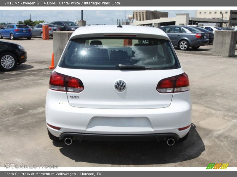 Candy White / Interlagos Plaid Cloth 2013 Volkswagen GTI 4 Door