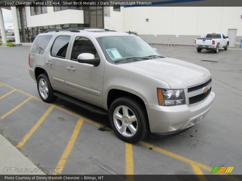 Silver Birch Metallic / Dark Titanium/Light Titanium 2007 Chevrolet Tahoe LTZ 4x4