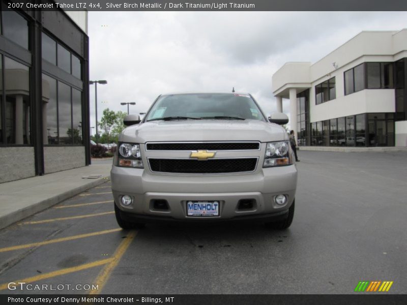 Silver Birch Metallic / Dark Titanium/Light Titanium 2007 Chevrolet Tahoe LTZ 4x4