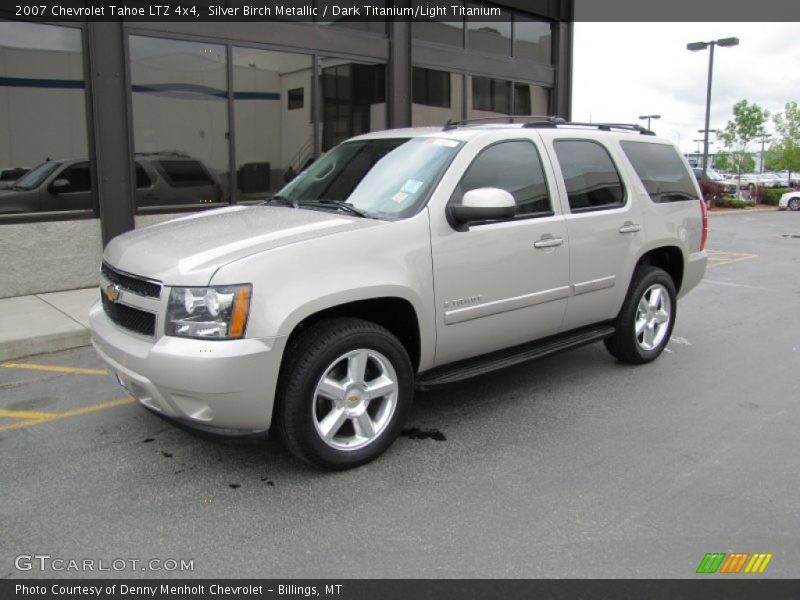 Silver Birch Metallic / Dark Titanium/Light Titanium 2007 Chevrolet Tahoe LTZ 4x4