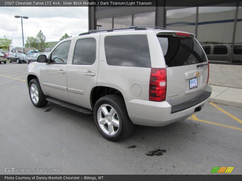 Silver Birch Metallic / Dark Titanium/Light Titanium 2007 Chevrolet Tahoe LTZ 4x4