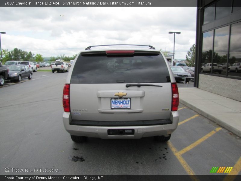 Silver Birch Metallic / Dark Titanium/Light Titanium 2007 Chevrolet Tahoe LTZ 4x4