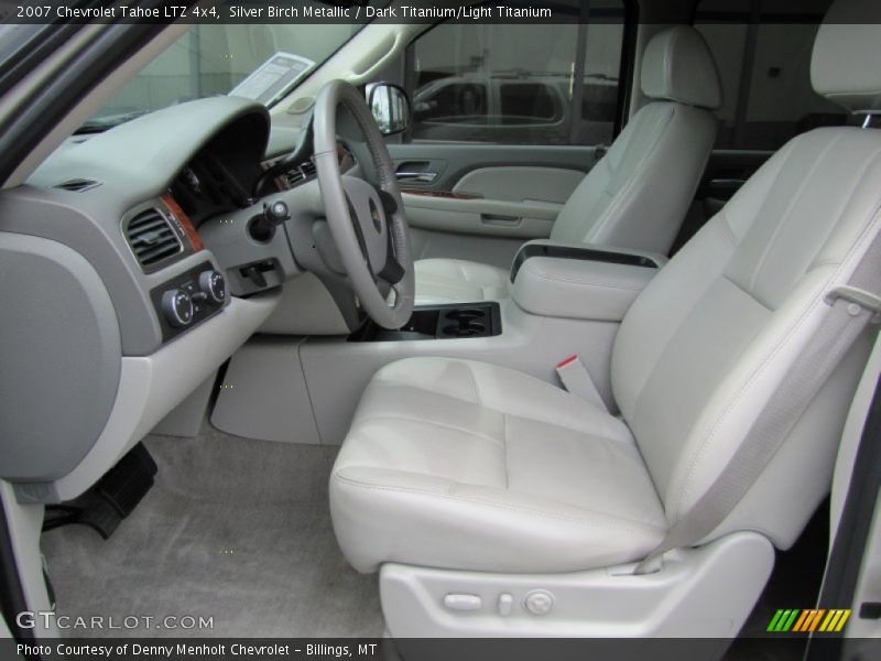 Silver Birch Metallic / Dark Titanium/Light Titanium 2007 Chevrolet Tahoe LTZ 4x4