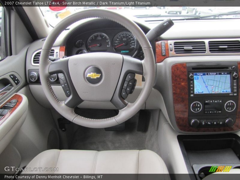 Silver Birch Metallic / Dark Titanium/Light Titanium 2007 Chevrolet Tahoe LTZ 4x4
