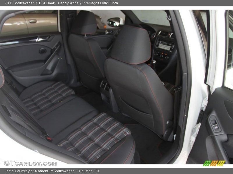 Candy White / Interlagos Plaid Cloth 2013 Volkswagen GTI 4 Door