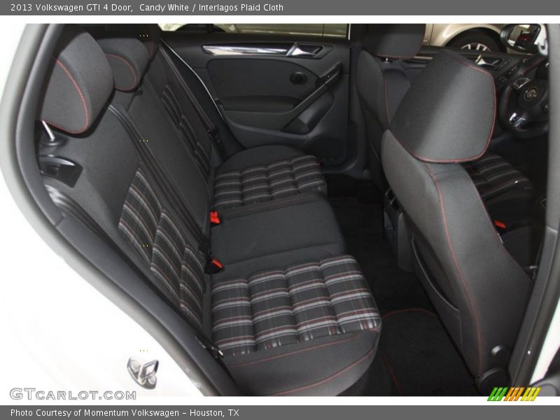 Candy White / Interlagos Plaid Cloth 2013 Volkswagen GTI 4 Door