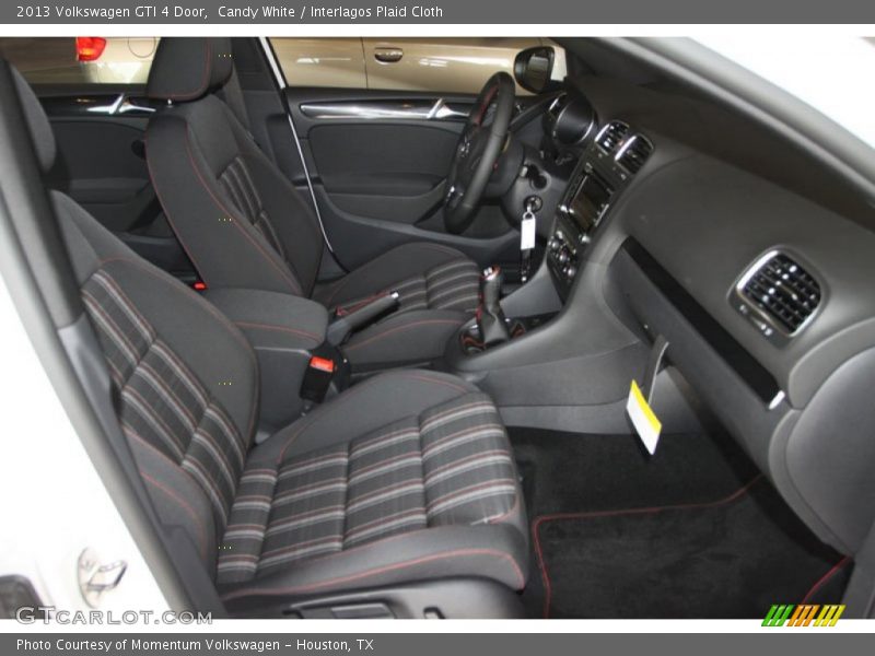  2013 GTI 4 Door Interlagos Plaid Cloth Interior