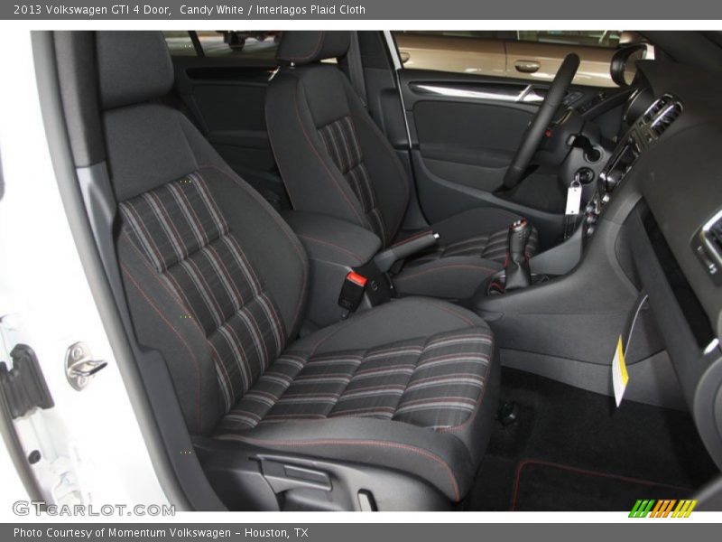  2013 GTI 4 Door Interlagos Plaid Cloth Interior